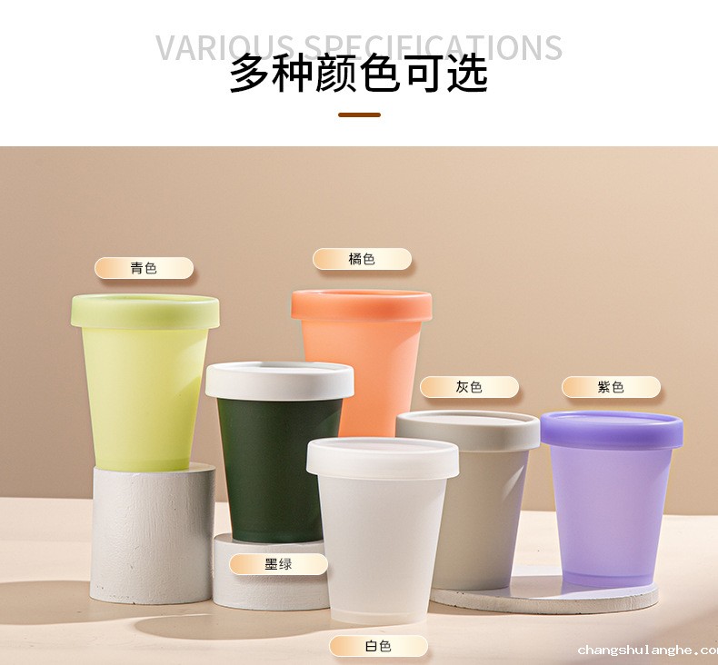 工厂直供280ml广口发膜瓶 面膜磨砂膏瓶膏霜塑料瓶PP冰淇淋泥膜罐