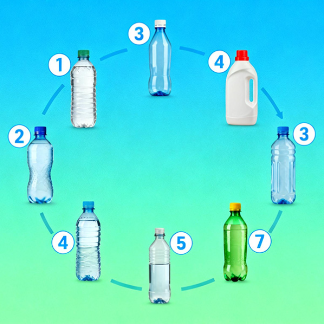 常用塑料瓶知识大汇总:看懂材质、用对方法、做好回收