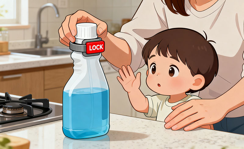家清产品儿童安全锁 给孩子一道防误触保护 家清产品儿童安全锁 给孩子一道防误触保护